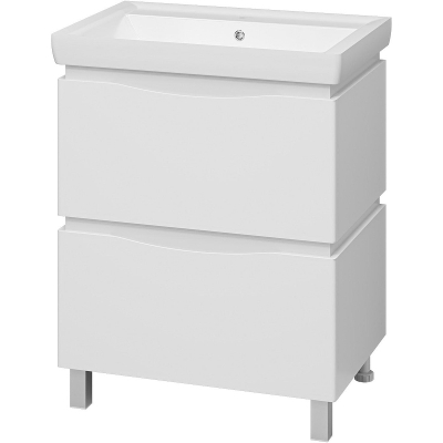 Тумба с раковиной Misty Венера 70 УТ000001779 Белая