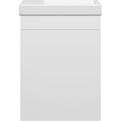 Тумба с раковиной Misty Мини 40 УТ000014278 подвесная Белая