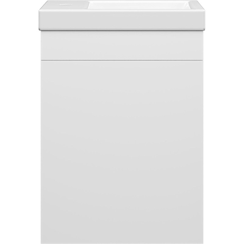 Тумба с раковиной Misty Мини 40 УТ000014278 подвесная Белая, купить, цена, заказать, магазин, доставка, скидка, промокод, купить, цена, заказать, магазин, доставка, скидка, промокод