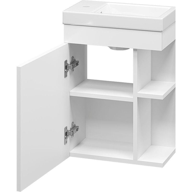 Тумба с раковиной Misty Мини 40 УТ000014278 подвесная Белая, купить, цена, заказать, магазин, доставка, скидка, промокод, купить, цена, заказать, магазин, доставка, скидка, промокод