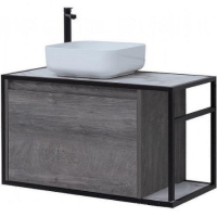 Тумба под раковину Aquanet Nova Lite Loft 90L 261656 подвесная Дуб рошелье, купить, цена, заказать, магазин, доставка, скидка, промокод, купить, цена, заказать, магазин, доставка, скидка, промокод