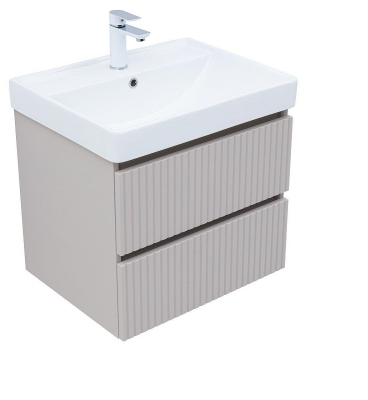 Тумба под раковину Logan Reef 60 342200 подвесная цвет Бежевый