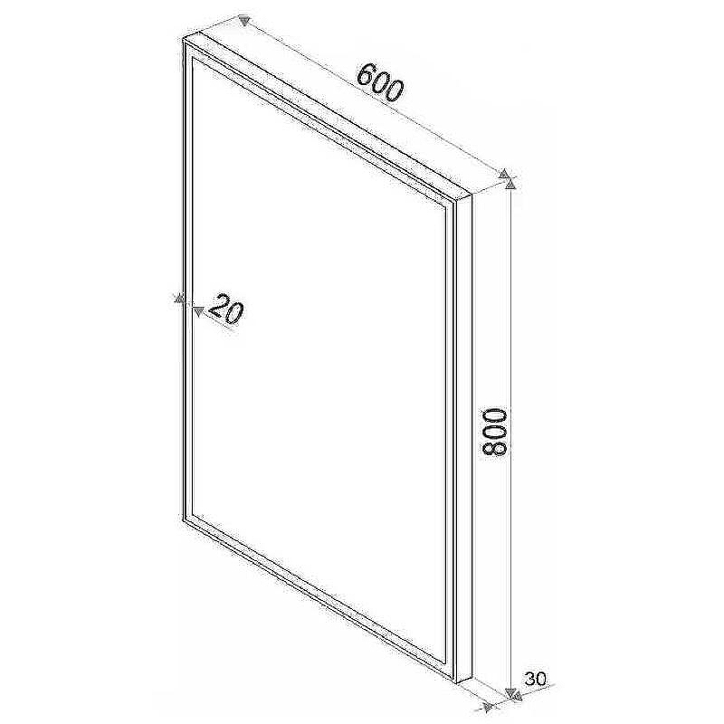 Зеркало Бриклаер Лофт 60 4627125415623 с подсветкой Черное с бесконтактным выключателем, купить, цена, заказать, магазин, доставка, скидка, промокод, купить, цена, заказать, магазин, доставка, скидка, промокод