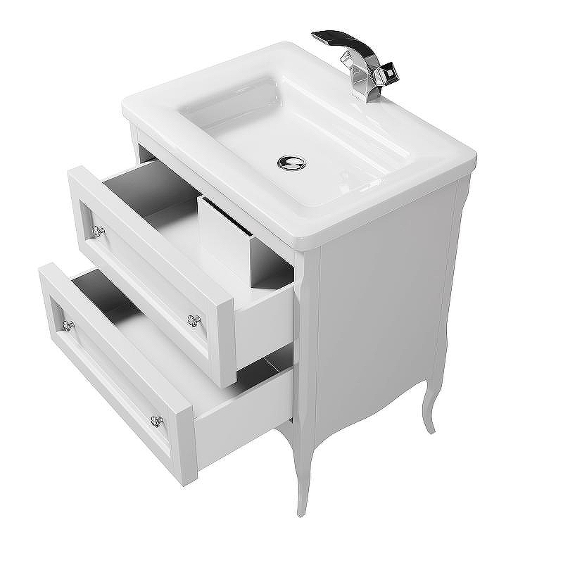 Тумба под раковину Creto Viva 66 13-1007W White, купить, цена, заказать, магазин, доставка, скидка, промокод, купить, цена, заказать, магазин, доставка, скидка, промокод