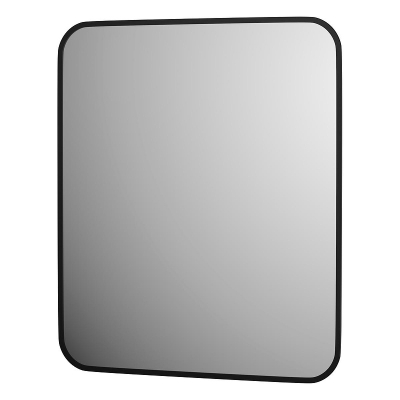 Зеркало Defesto Aura 60х70 DF 2966 с подсветкой 23W-4500K/Без выключателя/Нейтральный белый свет/Черная рама