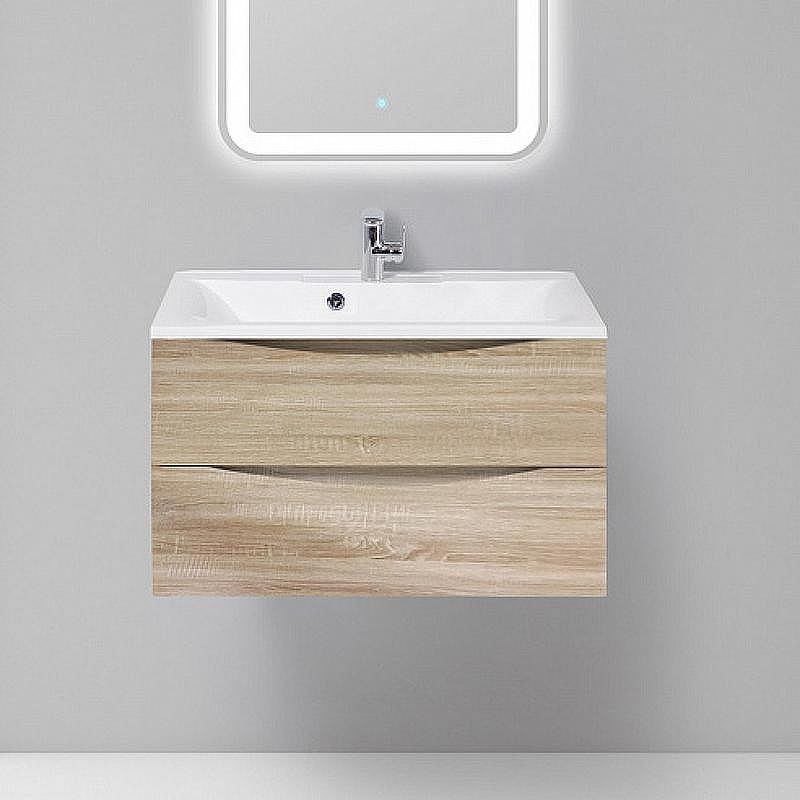 Тумба под раковину BelBagno Marino 80 MARINO-800-2C-SO-WO-P подвесная Rovere Bianco, купить, цена, заказать, магазин, доставка, скидка, промокод, купить, цена, заказать, магазин, доставка, скидка, промокод