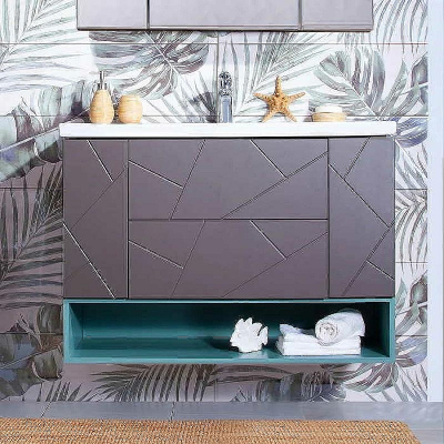 Ниша для тумбы Бриклаер Кристалл 100 4627125414893 подвесная Муссон