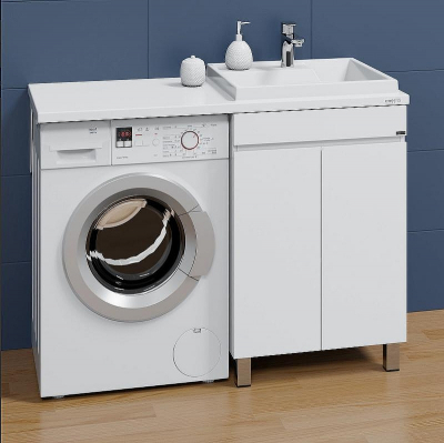 Тумба под раковину СанТа Марс 120 700304 Белая