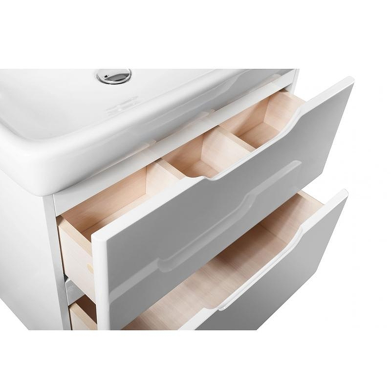 Тумба под раковину Dreja Q 55 99.0007 подвесная Белый глянец, купить, цена, заказать, магазин, доставка, скидка, промокод, купить, цена, заказать, магазин, доставка, скидка, промокод