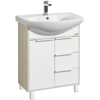 Тумба под раковину Aquaton Рико 60 1A213301RIB90 Белый Ясень фабрик, купить, цена, заказать, магазин, доставка, скидка, промокод, купить, цена, заказать, магазин, доставка, скидка, промокод