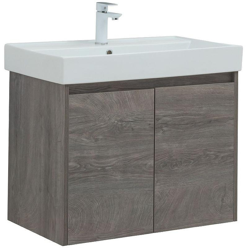 Тумба под раковину Aquanet Nova Lite 75 298851 подвесная Дуб рошелье, купить, цена, заказать, магазин, доставка, скидка, промокод, купить, цена, заказать, магазин, доставка, скидка, промокод