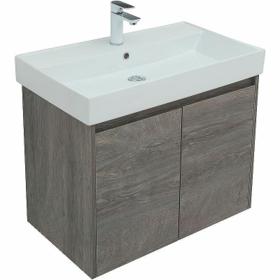 Тумба под раковину Aquanet Nova Lite 75 298851 подвесная Дуб рошелье