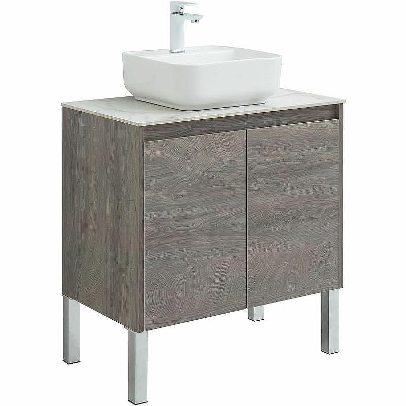 Тумба под раковину Aquanet Nova Lite 75 298851 подвесная Дуб рошелье, купить, цена, заказать, магазин, доставка, скидка, промокод, купить, цена, заказать, магазин, доставка, скидка, промокод