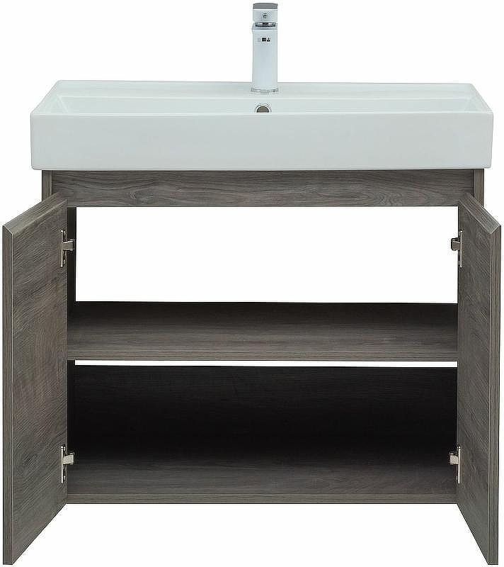 Тумба под раковину Aquanet Nova Lite 75 298851 подвесная Дуб рошелье, купить, цена, заказать, магазин, доставка, скидка, промокод, купить, цена, заказать, магазин, доставка, скидка, промокод