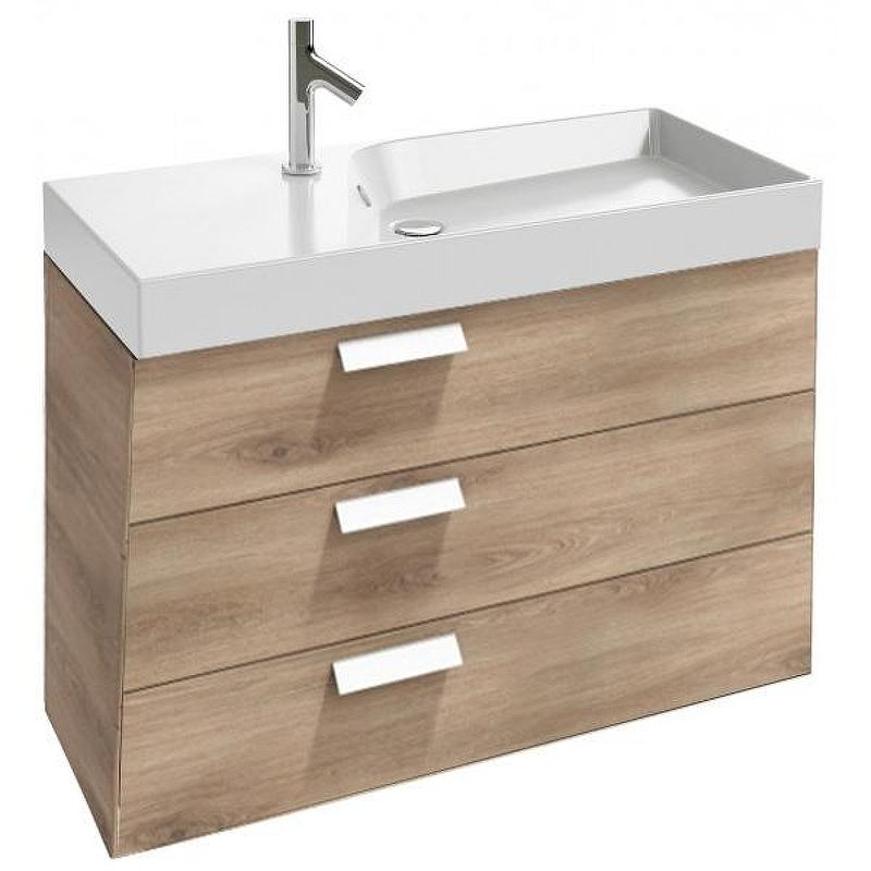 Тумба под раковину Jacob Delafon Rythmik 100 EB1310-E70 подвесная Арлингтонский дуб, купить, цена, заказать, магазин, доставка, скидка, промокод, купить, цена, заказать, магазин, доставка, скидка, промокод