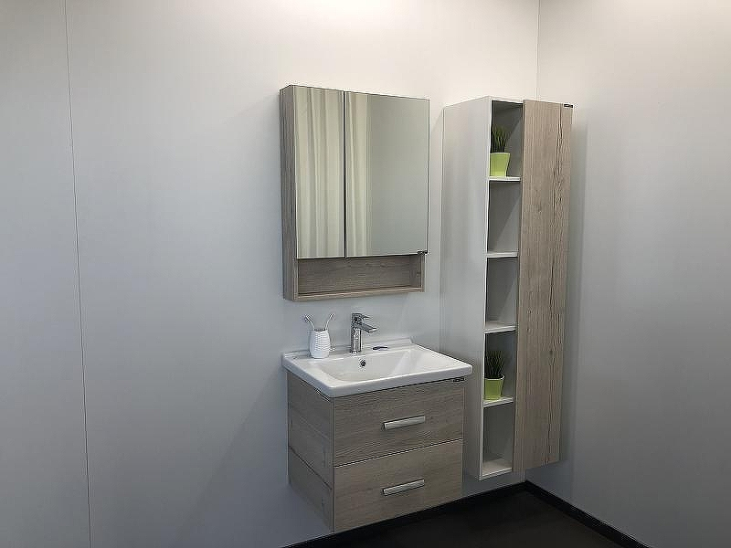 Зеркальный шкаф Comforty Парма 60 00004143488 Дуб дымчатый, купить, цена, заказать, магазин, доставка, скидка, промокод, купить, цена, заказать, магазин, доставка, скидка, промокод