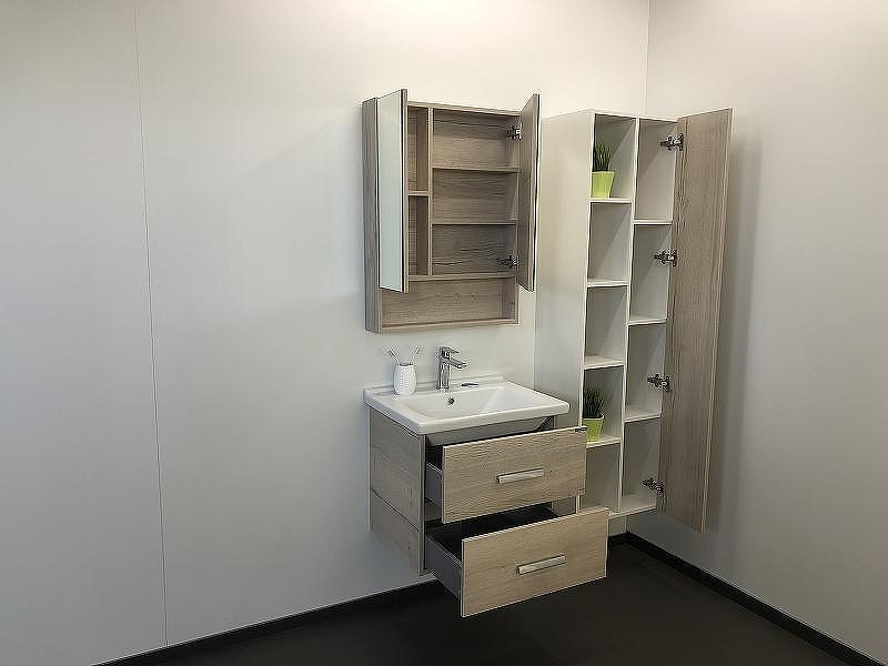 Зеркальный шкаф Comforty Парма 60 00004143488 Дуб дымчатый, купить, цена, заказать, магазин, доставка, скидка, промокод, купить, цена, заказать, магазин, доставка, скидка, промокод