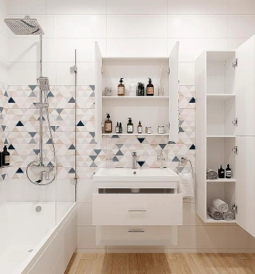 Зеркальный шкаф DIWO Ростов 70 СО-Ро04070-011 Белый