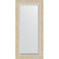 Зеркало Evoform Exclusive 115х55 BY 1242 с фацетом в багетной раме - Старый гипс 82, купить, цена, заказать, магазин, доставка, скидка, промокод, купить, цена, заказать, магазин, доставка, скидка, промокод