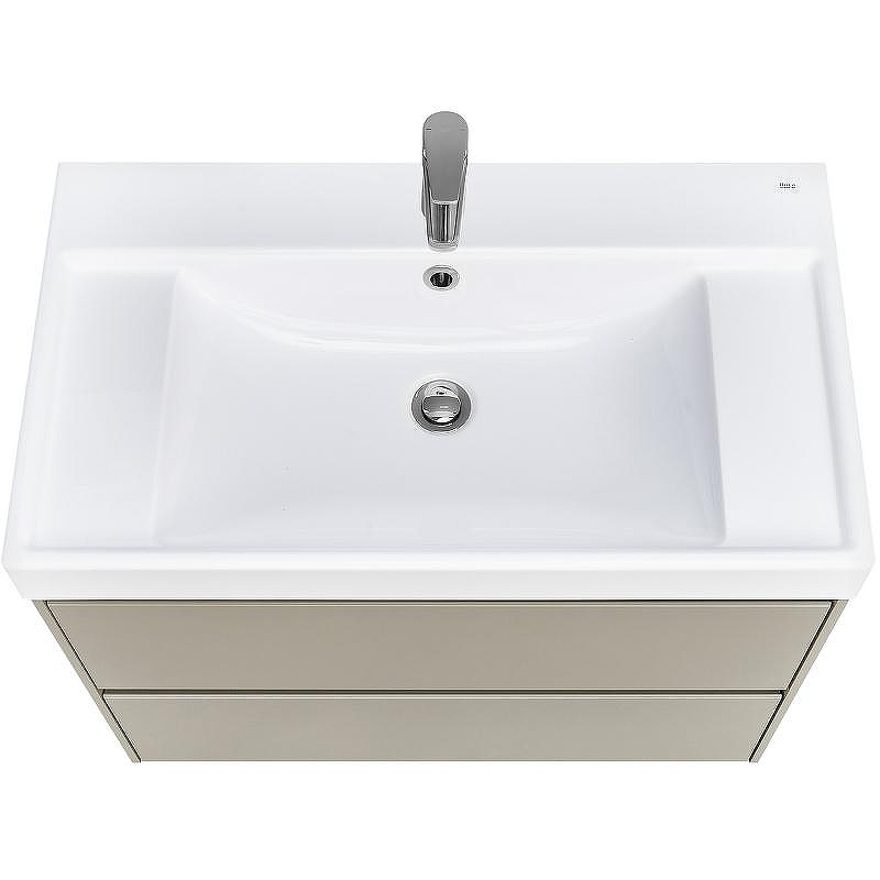 Тумба под раковину Roca Ona 80 A857630510 подвесная Бежево-серый матовый, купить, цена, заказать, магазин, доставка, скидка, промокод, купить, цена, заказать, магазин, доставка, скидка, промокод