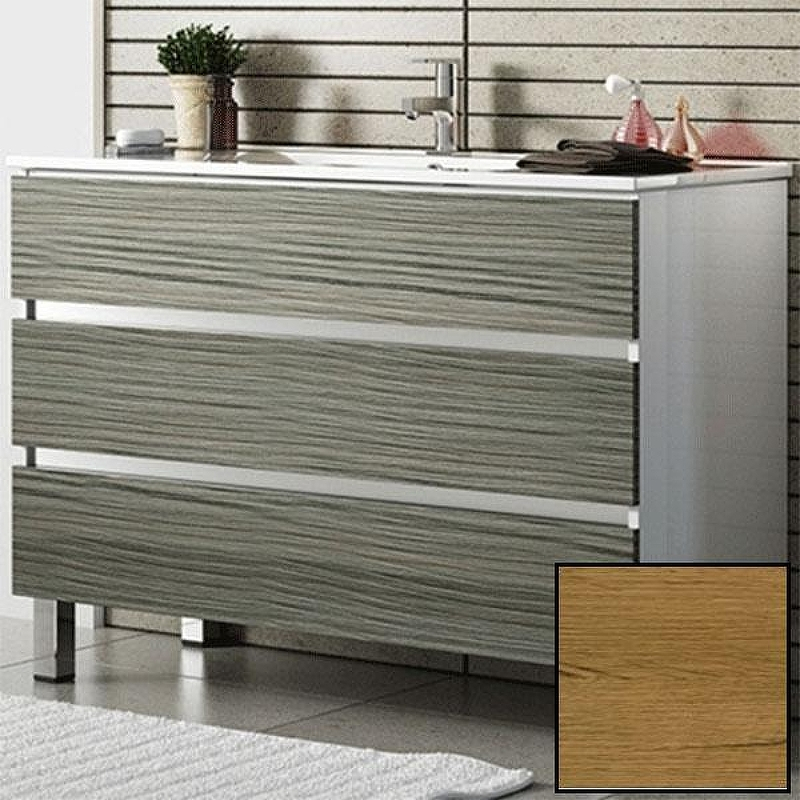 Тумба с раковиной SanVit Авеню-3 120 kavenu3120 с фактурой под дерево Акация светлая, купить, цена, заказать, магазин, доставка, скидка, промокод, купить, цена, заказать, магазин, доставка, скидка, промокод