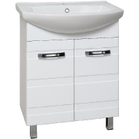 Тумба под раковину Runo Турин 65 УТ000002093 Белая, купить, цена, заказать, магазин, доставка, скидка, промокод, купить, цена, заказать, магазин, доставка, скидка, промокод