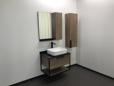 Шкаф пенал Comforty Кельн 35 00004149530 подвесной Дуб темный