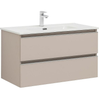 Тумба под раковину Aquanet Вега 90 329586 подвесная Бежевая, купить, цена, заказать, магазин, доставка, скидка, промокод, купить, цена, заказать, магазин, доставка, скидка, промокод