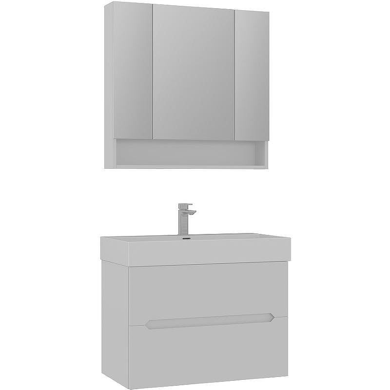 Тумба с раковиной Orka Malta 80 5001474 подвесная Кашемировая матовая, купить, цена, заказать, магазин, доставка, скидка, промокод, купить, цена, заказать, магазин, доставка, скидка, промокод