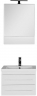 Тумба под раковину Aquanet Нота 58 171483 подвесная Белая, купить, цена, заказать, магазин, доставка, скидка, промокод, купить, цена, заказать, магазин, доставка, скидка, промокод