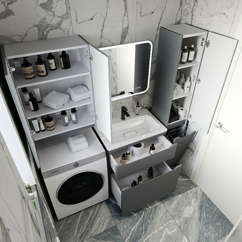 Тумба под раковину Style Line Марелла 70 Люкс Plus СС-00002400 Серый матовый антискрейтч, купить, цена, заказать, магазин, доставка, скидка, промокод, купить, цена, заказать, магазин, доставка, скидка, промокод