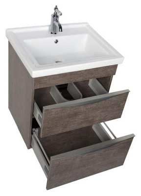 Тумба под раковину Aquanet Эвора 60 183000 подвесная Дуб антик