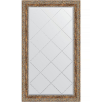 Зеркало Evoform Exclusive-G 130х75 BY 4230 с гравировкой в багетной раме - Виньетка античная бронза 85, купить, цена, заказать, магазин, доставка, скидка, промокод, купить, цена, заказать, магазин, доставка, скидка, промокод