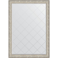 Зеркало Evoform Exclusive-G 190х135 BY 4512 с гравировкой в багетной раме - Виньетка серебро 109, купить, цена, заказать, магазин, доставка, скидка, промокод, купить, цена, заказать, магазин, доставка, скидка, промокод