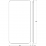 Зеркало Defesto Opti 60x120 DF 2818R с подсветкой 34W-3000К/ИК - выключатель/Теплый белый свет, купить, цена, заказать, магазин, доставка, скидка, промокод, купить, цена, заказать, магазин, доставка, скидка, промокод