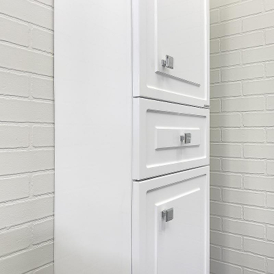 Шкаф пенал Comforty Феррара 40 00004148010 подвесной Белый глянец