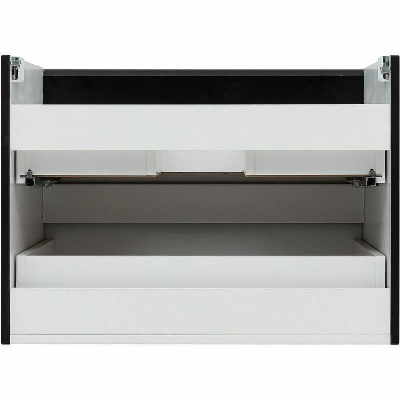 Тумба под раковину Aquanet Вега 70 329596 подвесная Черная матовая