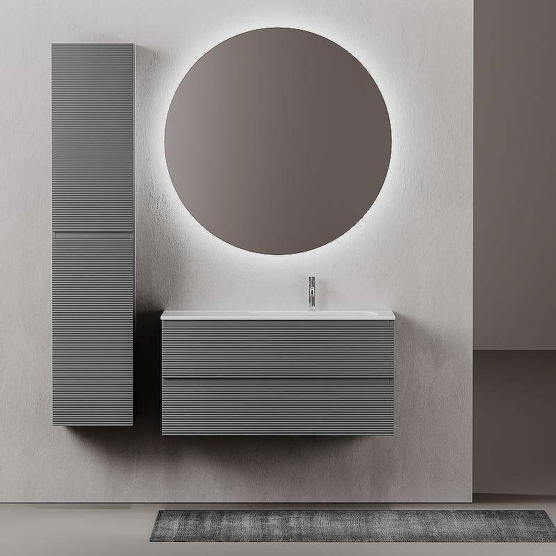 Тумба под раковину Sancos Folk 100 R FL100RGS подвесная Grey soft, купить, цена, заказать, магазин, доставка, скидка, промокод, купить, цена, заказать, магазин, доставка, скидка, промокод