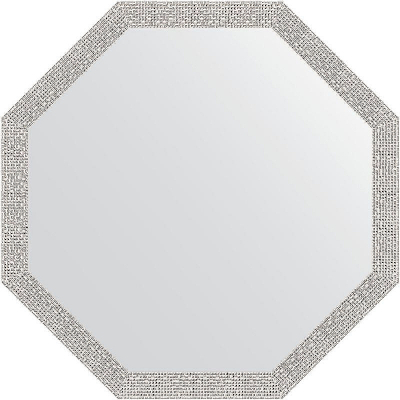 Зеркало Evoform Octagon 68х68 BY 3681 в багетной раме - Мозаика хром 46