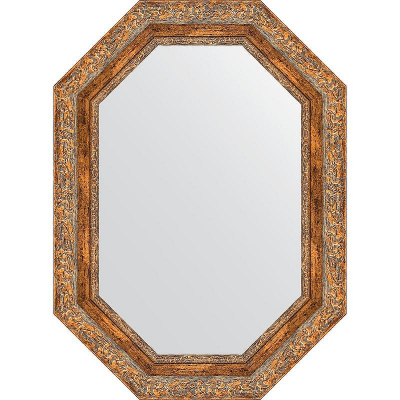 Зеркало Evoform Octagon 55x75 BY 7153 в багетной раме - Виньетка античная бронза 85