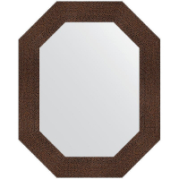 Зеркало Evoform Polygon 76х61 BY 7190 в багетной раме - Бронзовая лава 90, купить, цена, заказать, магазин, доставка, скидка, промокод, купить, цена, заказать, магазин, доставка, скидка, промокод