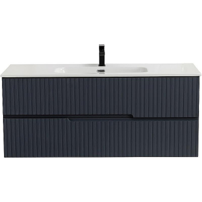 Тумба под раковину Cezares Duet-N 120 DUET-N-1200-2C-SO-GR-P подвесная Grafito