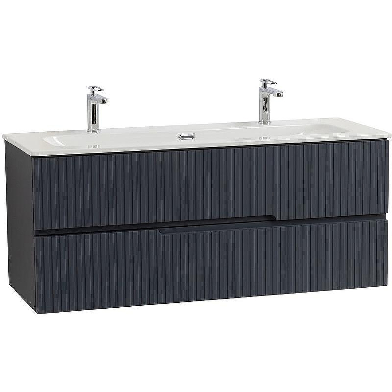 Тумба под раковину Cezares Duet-N 120 DUET-N-1200-2C-SO-GR-P подвесная Grafito, купить, цена, заказать, магазин, доставка, скидка, промокод, купить, цена, заказать, магазин, доставка, скидка, промокод