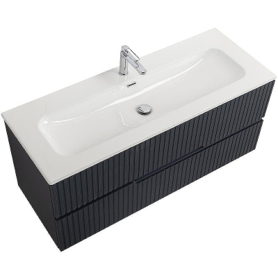 Тумба под раковину Cezares Duet-N 120 DUET-N-1200-2C-SO-GR-P подвесная Grafito