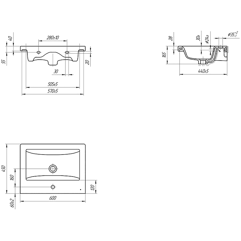 Тумба с раковиной Misty Ненси 60 УТ000014445 подвесная Серая матовая, купить, цена, заказать, магазин, доставка, скидка, промокод, купить, цена, заказать, магазин, доставка, скидка, промокод