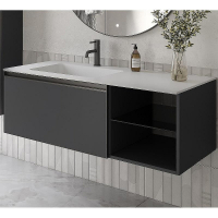 Тумба под раковину Boheme Armadi Art Quatro 6 120 790-M6-120-A-A подвесная Антрацит профиль Антрацит, купить, цена, заказать, магазин, доставка, скидка, промокод, купить, цена, заказать, магазин, доставка, скидка, промокод