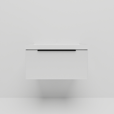 Тумба под раковину La Fenice Simpla 80 FNC-01-SIM-B-80 подвесная Белая матовая