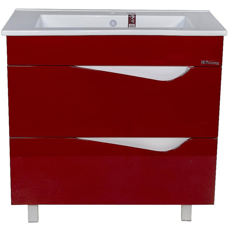 Тумба под раковину Bellezza Эйфория 85 4639114660037 Красная, купить, цена, заказать, магазин, доставка, скидка, промокод, купить, цена, заказать, магазин, доставка, скидка, промокод