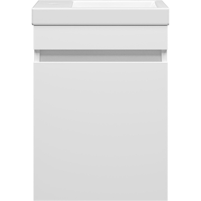 Тумба с раковиной Misty Эко Мини 40 УТ000008384 подвесная Белая