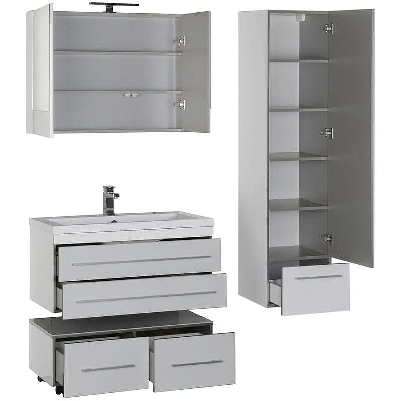 Тумба с раковиной Aquanet Верона 90 212866 подвесная Белая, купить, цена, заказать, магазин, доставка, скидка, промокод, купить, цена, заказать, магазин, доставка, скидка, промокод